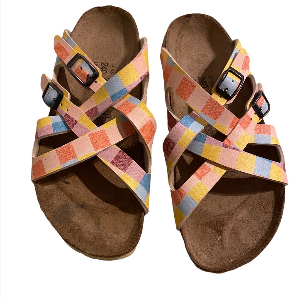 Birkis by Birkenstock Abstract Print Sandals